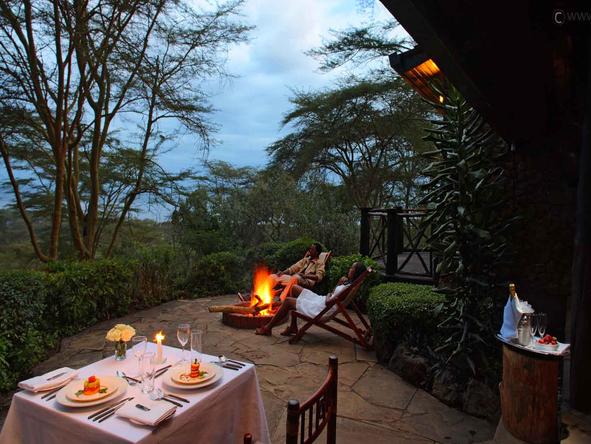 Sarova Lion Hill Game Lodge - Private Deck 